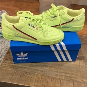 Continental 80 adidas sneakers neon color